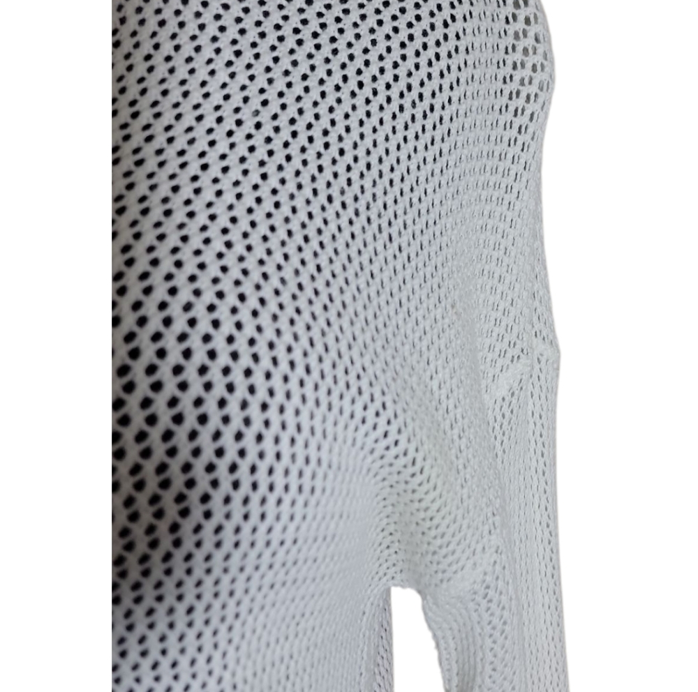 Pendleton Open Knit Colorblock Drop Shoulder Tuni… - image 4